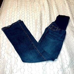 WOMEN'S Indigo Blue Maternity Jeans Large